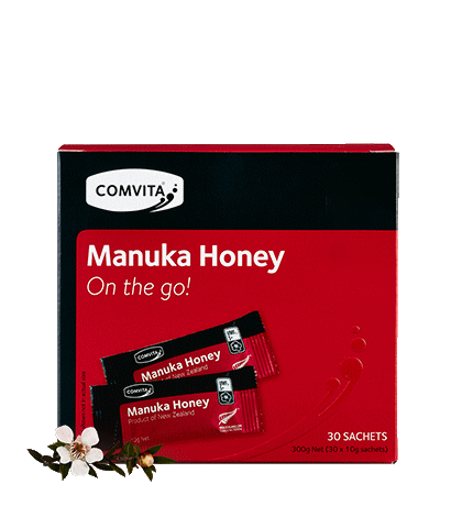 UMF™ 5+ Manuka Honey Sachets 30 box front