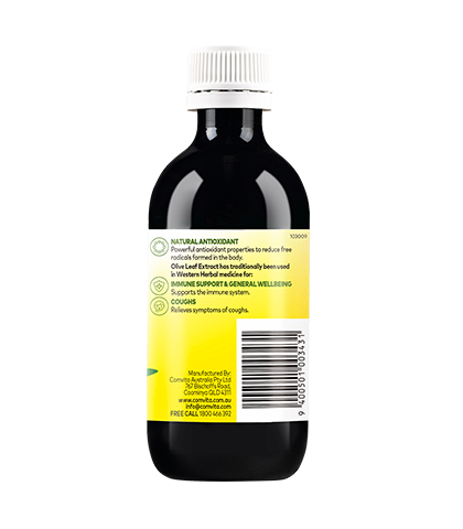 Children's Olive Leaf Extract - Mixed Berry Fresh Picked Oral Liquid Bottle left