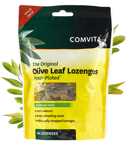 Lozenges 40s - Olive Leaf Extract with Manuka Honey pouch