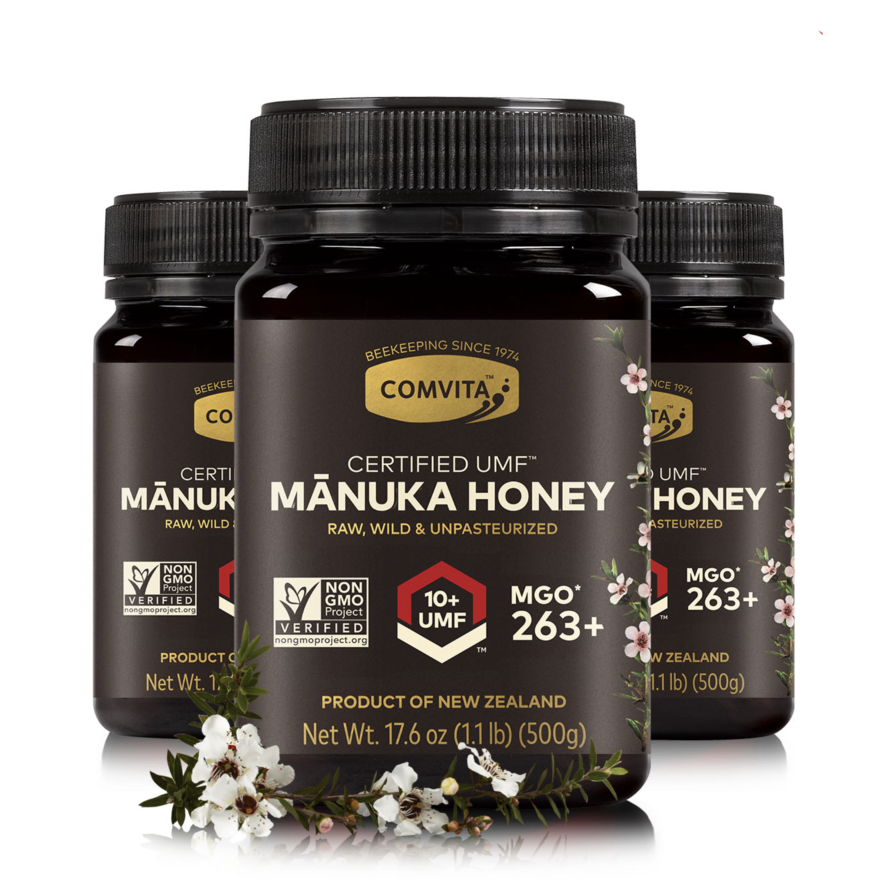 The official UMF™ logo is located on the front of Comvita Manuka Honey and is your sign of quality, purity and potency