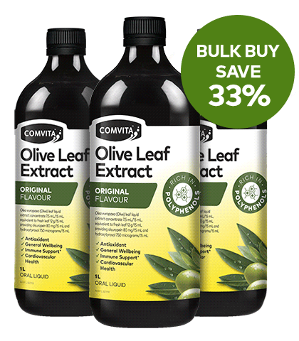 1L - Fresh-Picked Olive Leaf Extract 3 pack