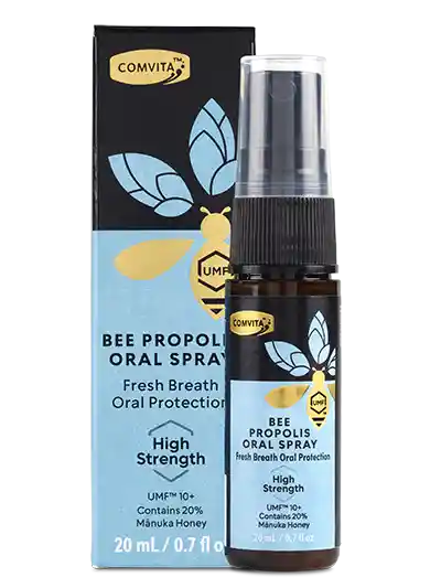 Propolis Oral Spray Extra Strength box and bottle