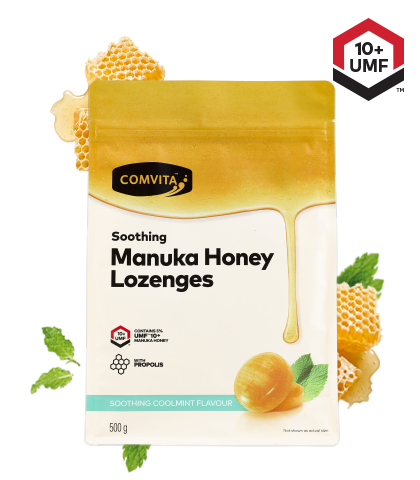 Manuka Honey Lozenges Coolmint 500g Pouch front