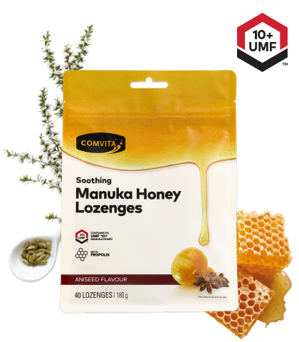 Manuka Honey Lozenges Aniseed 40s pouch front