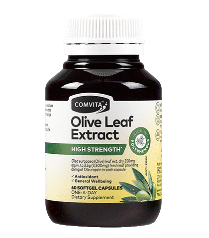 Immune Support High Strength Olive Leaf Extract Capsules bottle front