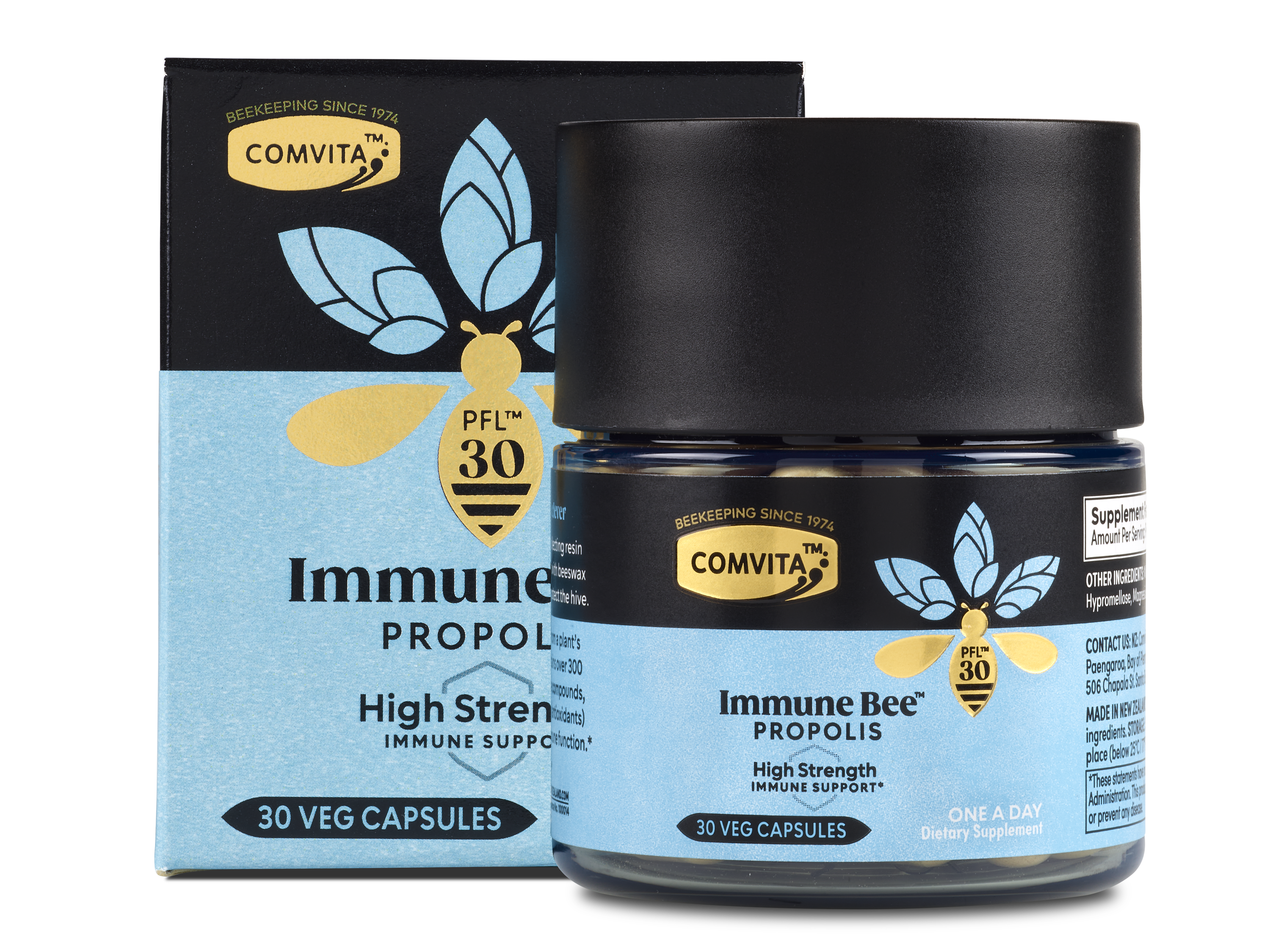Immune Bee High Strength Vege Caps 30s