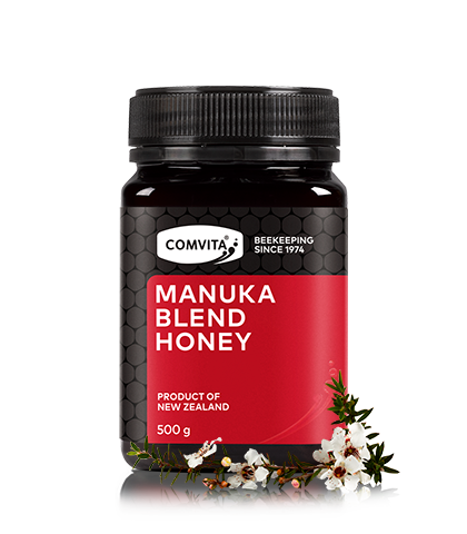 Manuka Blend Honey 500g jar front