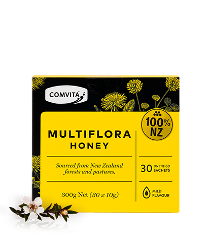 Multifloral Honey Sachets 30 box front
