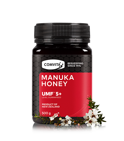 UMF™ 5+ Manuka Honey 500g jar front