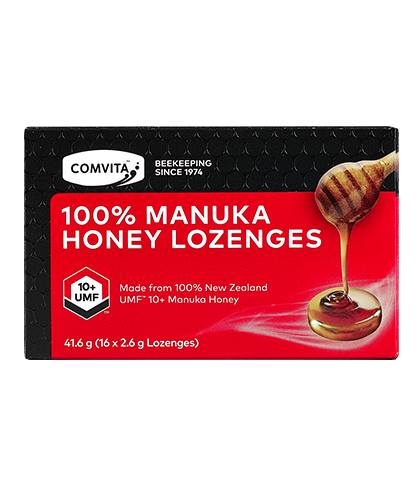 Manuka Honey Lozenges 16s box front