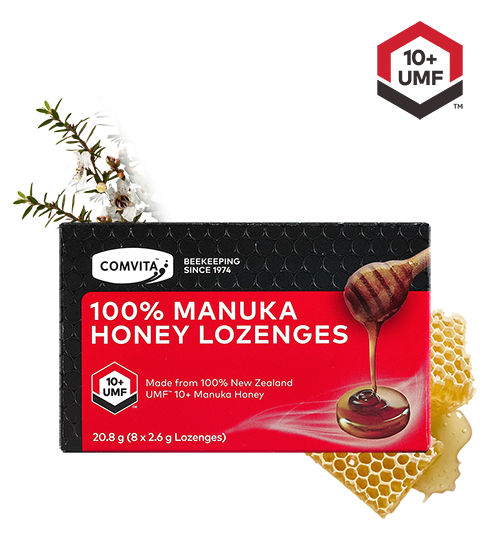 Manuka Honey Lozenges 8s box front