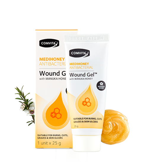 Medihoney® Wound Gel 25g box and tube