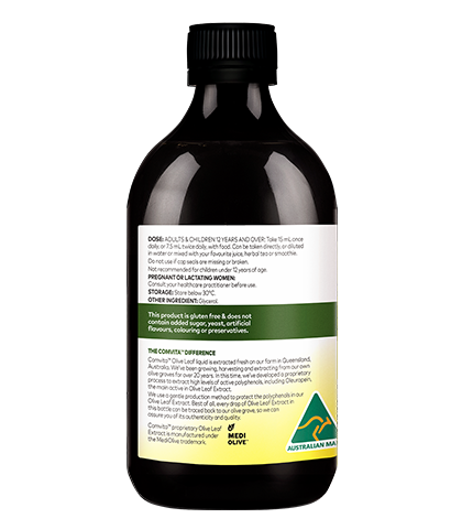 Olive Leaf Extract (Natural) 500ml bottle right