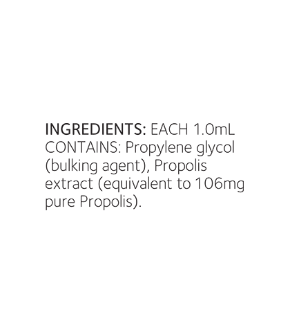 Propolis Extract Alcohol Free PFL15 ingredients