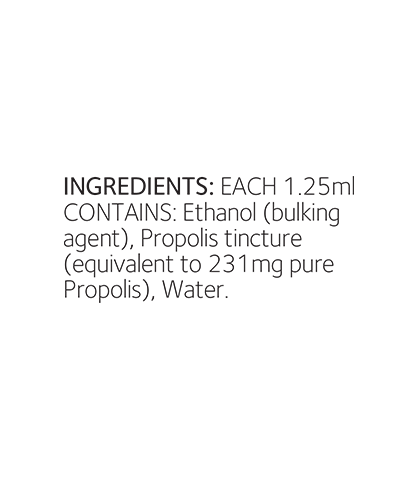Propolis Tincture PFL 30 Ingredients list
