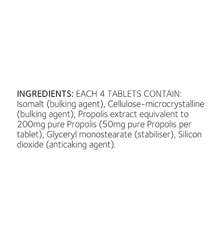 Propolis PFL 15 Tablets ingredients