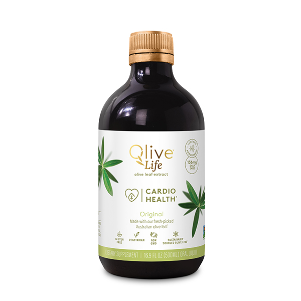Olive Leaf Extract Cardio Health Liquid Bottle front