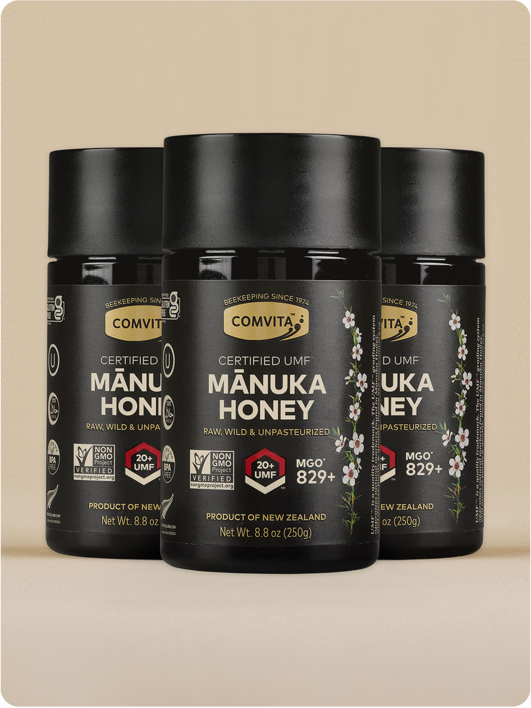 UMF™ 20+ Mānuka Honey 8.8 oz (3-Pack)