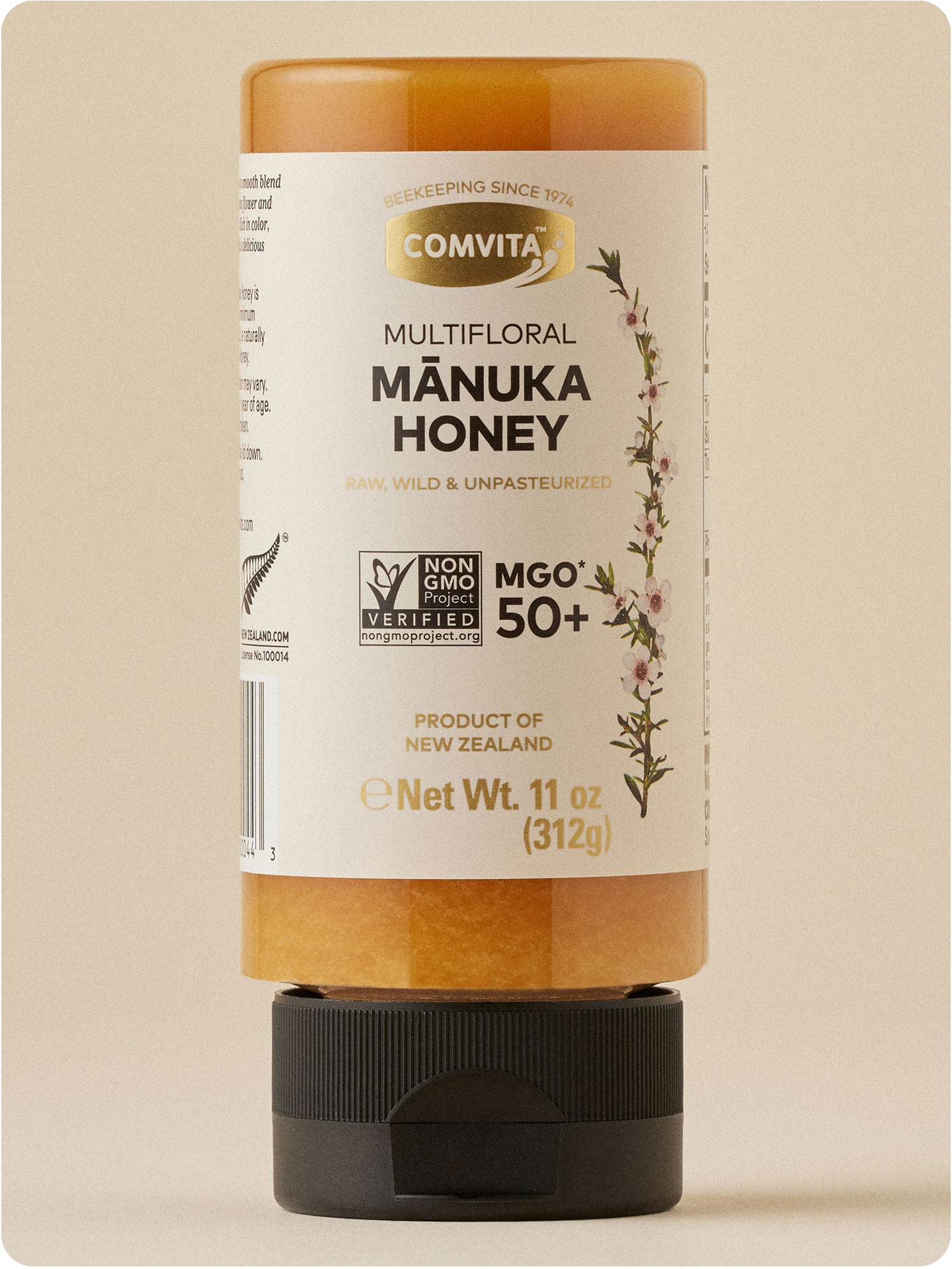 MGO 50+ Manuka Honey Squeeze Bottle