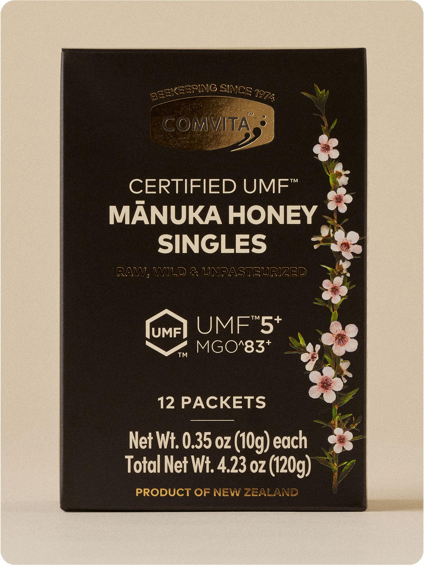 UMF™ 5+ Mānuka Honey Singles